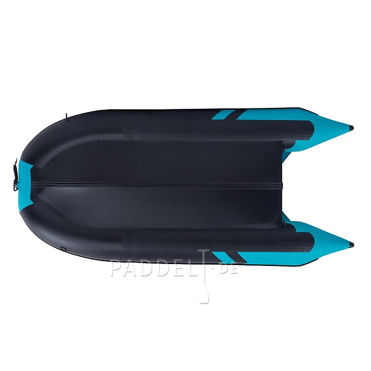 Schlauchboot GLADIATOR CLASSIC B330AD black turquoise mit Hochdruckboden