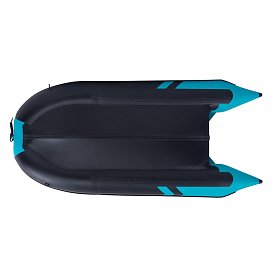Schlauchboot GLADIATOR CLASSIC B330AD black turquoise mit Luftboden