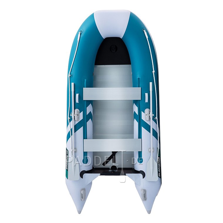 Schlauchboot GLADIATOR CLASSIC B330AL sea green white mit Aluminiumboden