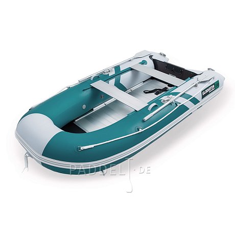 Schlauchboot GLADIATOR CLASSIC B330AL sea green white mit Aluminiumboden