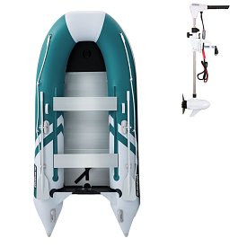 Schlauchboot GLADIATOR CLASSIC B330AL sea green white mit Aluminiumboden