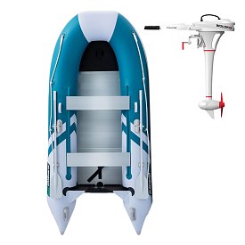 Schlauchboot GLADIATOR CLASSIC B330AL sea green white mit Aluminiumboden