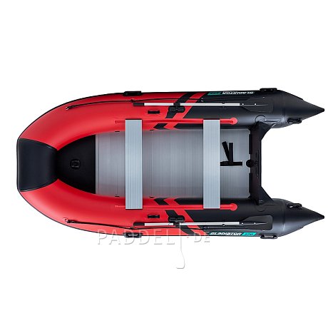 Schlauchboot GLADIATOR CLASSIC B370AL red black mit Aluminiumboden