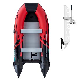 Schlauchboot GLADIATOR CLASSIC B370AL red black mit Aluminiumboden