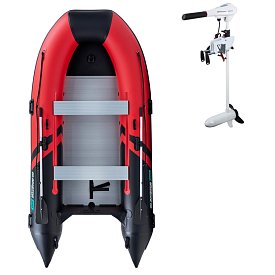 Schlauchboot GLADIATOR CLASSIC B370AL red black mit Aluminiumboden