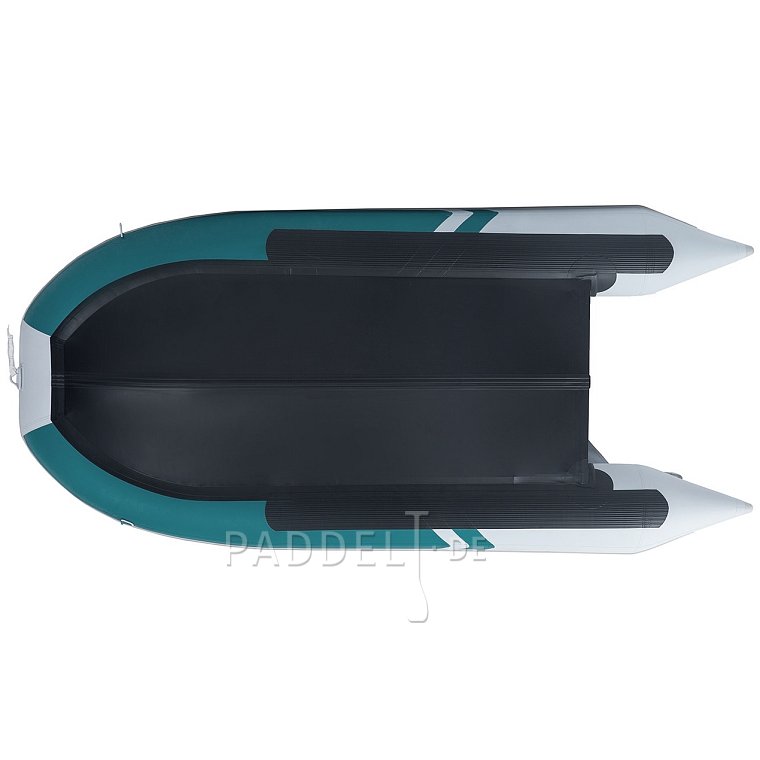 Schlauchboot GLADIATOR CLASSIC B370AL sea green white mit Aluminiumboden