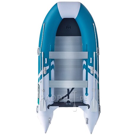 Schlauchboot GLADIATOR CLASSIC B370AL sea green white mit Aluminiumboden