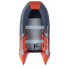 Schlauchboot GLADIATOR CLASSIC B370AL orange dark gray mit Aluminiumboden