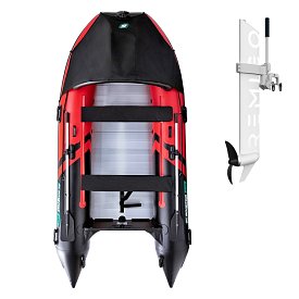 Schlauchboot GLADIATOR ACTIVE C370AL red black mit Aluminiumboden