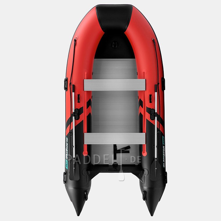 Schlauchboot GLADIATOR ACTIVE C370AL red black mit Aluminiumboden