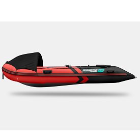 Schlauchboot GLADIATOR ACTIVE C370AL red black mit Aluminiumboden