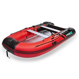 Schlauchboot GLADIATOR ACTIVE C370AL red black mit Aluminiumboden