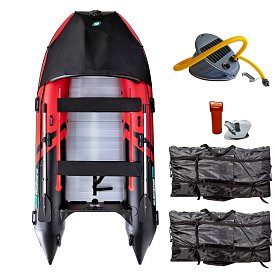 Schlauchboot GLADIATOR ACTIVE C370AL red black mit Aluminiumboden