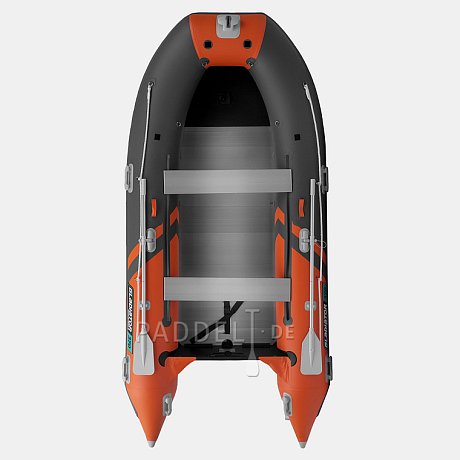 Schlauchboot GLADIATOR ACTIVE C370AL orange dark gray mit Aluminiumboden