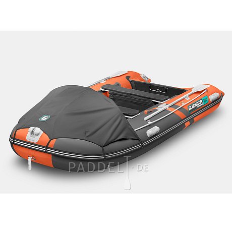 Schlauchboot GLADIATOR ACTIVE C370AL orange dark gray mit Aluminiumboden