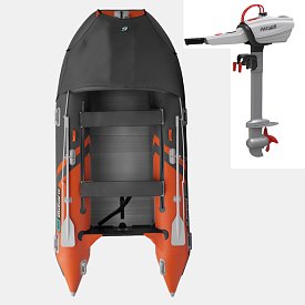 Schlauchboot GLADIATOR ACTIVE C370AL orange dark gray mit Aluminiumboden