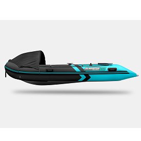 Schlauchboot GLADIATOR ACTIVE C370AL black turquoise mit Aluminiumboden