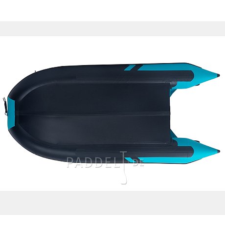 Schlauchboot GLADIATOR ACTIVE C370AL black turquoise mit Aluminiumboden