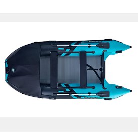 Schlauchboot GLADIATOR ACTIVE C370AL black turquoise mit Aluminiumboden