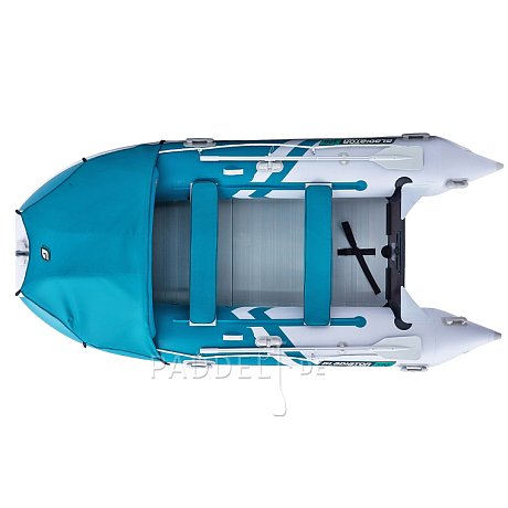 Schlauchboot GLADIATOR ACTIVE C370AL sea green white mit Aluminiumboden