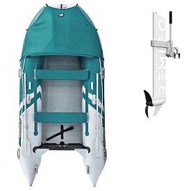 Schlauchboot GLADIATOR ACTIVE C370AL sea green white mit Aluminiumboden
