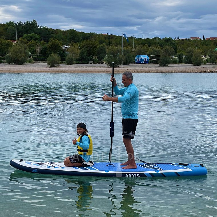 SUP F2 AXXIS SMU 12'2 COMBO LIGHT BLUE Modell 2025 - aufblasbares Stand Up Paddle Board