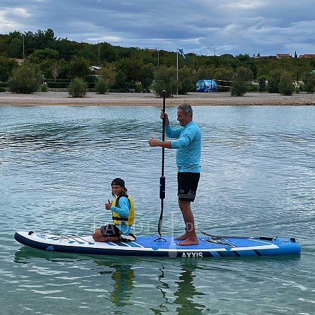 SUP F2 AXXIS SMU 12'2 COMBO LIGHT BLUE Modell 2025 - aufblasbares Stand Up Paddle Board