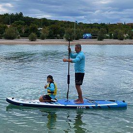 SUP F2 AXXIS SMU 12'2 COMBO LIGHT BLUE Modell 2025 - aufblasbares Stand Up Paddle Board
