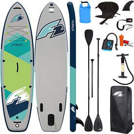 SUP F2 STRATO 11'5 GREEN Modell 2025 - aufblasbares Stand Up Paddle Board