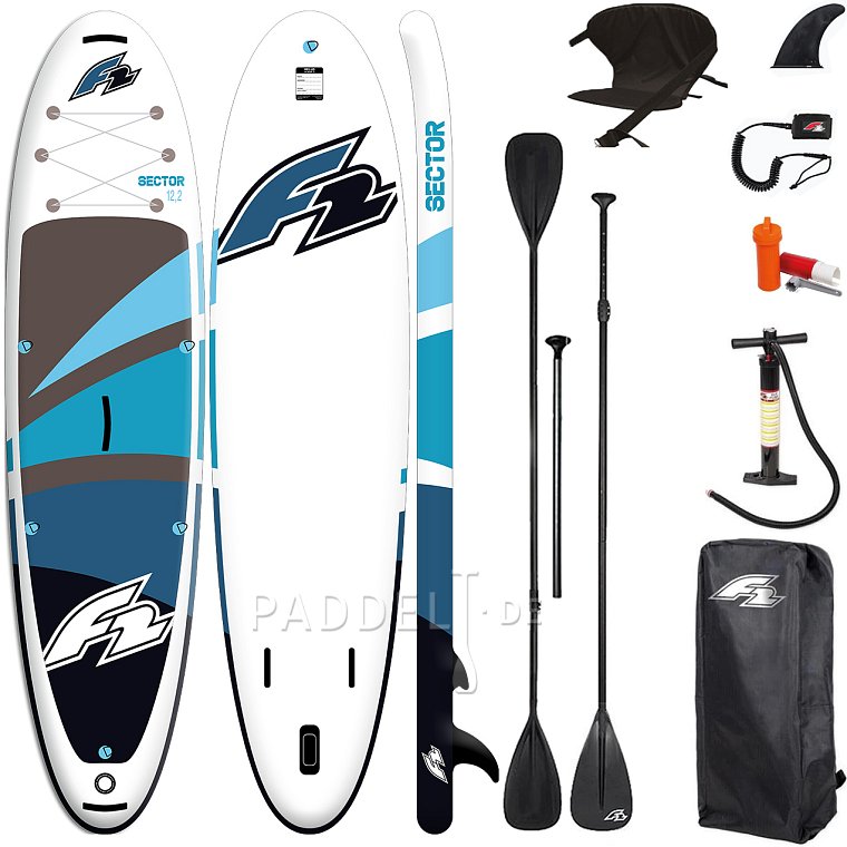 SUP F2 SECTOR 12'2 BLUE Modell 2025 - aufblasbares Stand Up Paddle Board