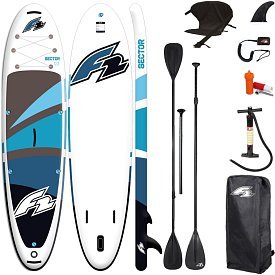 SUP F2 SECTOR 12'2 BLUE Modell 2025 - aufblasbares Stand Up Paddle Board