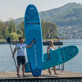 SUP AQUA MARINA FUSION 10'10 BLUE - aufblasbares Stand Up Paddle Board