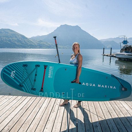SUP AQUA MARINA BREEZE 9'10 BLUE - aufblasbares Stand Up Paddle Board