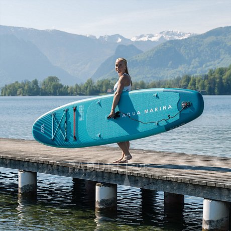 SUP AQUA MARINA BREEZE 9'10 BLUE - aufblasbares Stand Up Paddle Board