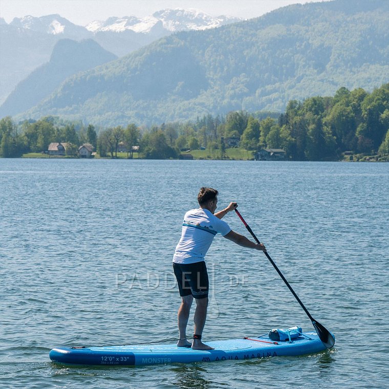 SUP AQUA MARINA MONSTER 12'0 BLUE - aufblasbares Stand Up Paddle Board