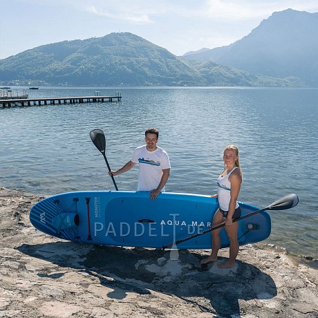 SUP AQUA MARINA MONSTER 12'0 BLUE - aufblasbares Stand Up Paddle Board