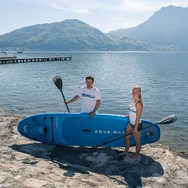 SUP AQUA MARINA MONSTER 12'0 BLUE - aufblasbares Stand Up Paddle Board