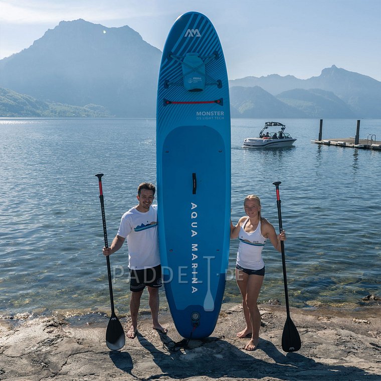 SUP AQUA MARINA MONSTER 12'0 BLUE - aufblasbares Stand Up Paddle Board