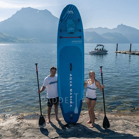 SUP AQUA MARINA MONSTER 12'0 BLUE - aufblasbares Stand Up Paddle Board