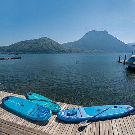 SUP AQUA MARINA MONSTER 12'0 BLUE - aufblasbares Stand Up Paddle Board
