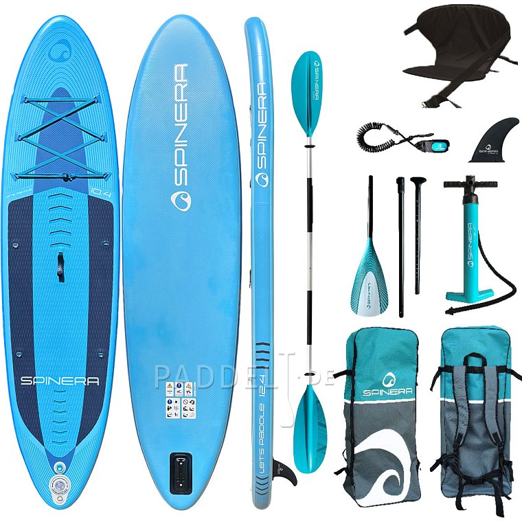 SUP SPINERA LET'S PADDLE 10'4 Modell 2025 - aufblasbares Stand Up Paddle Board