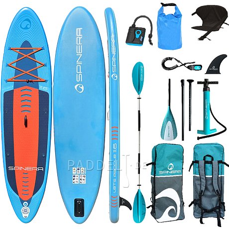 SUP SPINERA LET'S PADDLE 11'6'' Modell 2025 - aufblasbares Stand Up Paddle Board