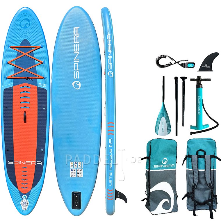 SUP SPINERA LET'S PADDLE 11'6'' Modell 2025 - aufblasbares Stand Up Paddle Board