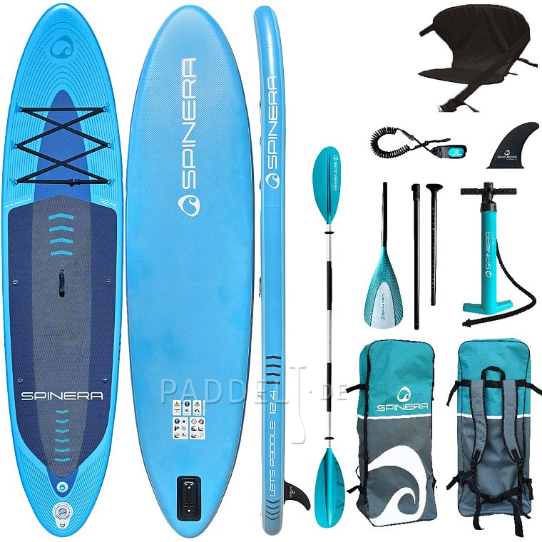 SUP SPINERA LET'S PADDLE 12'4'' Modell 2025 - aufblasbares Stand Up Paddle Board