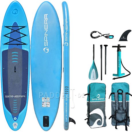 SUP SPINERA LET'S PADDLE 12'4'' Modell 2025 - aufblasbares Stand Up Paddle Board