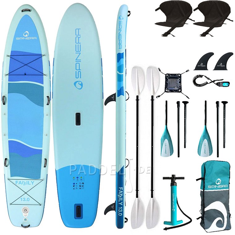 SUP SPINERA FAMILY 13'0'' Modell 2025 - aufblasbares Stand Up Paddle Board