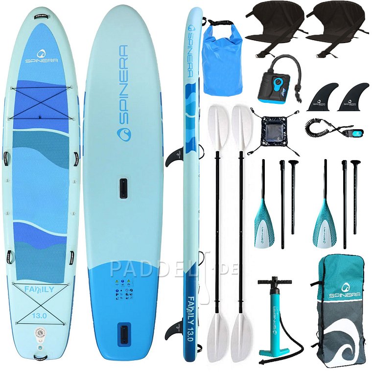 SUP SPINERA FAMILY 13'0'' Modell 2025 - aufblasbares Stand Up Paddle Board