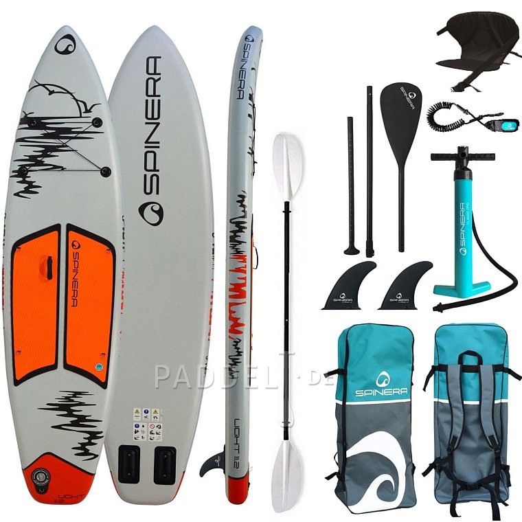 SUP SPINERA LIGHT 11'2 ULT Modell 2025 - aufblasbares Stand Up Paddle Board