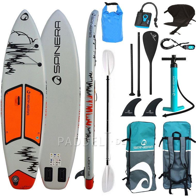 SUP SPINERA LIGHT 11'2 ULT Modell 2025 - aufblasbares Stand Up Paddle Board