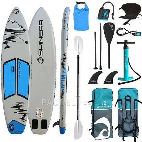 SUP SPINERA LIGHT 11'8 ULT Modell 2025 - aufblasbares Stand Up Paddle Board